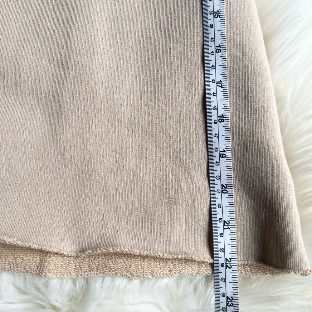 NEW Frank & Eileen Sz S PATRICK POPOVER HENLEY- CAMEL Sweatshirt Raw Cut Relaxed - Picture 12 of 17